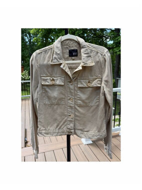 Women's KUT from the Kloth Beige Utility Jacket Size S (EUC)